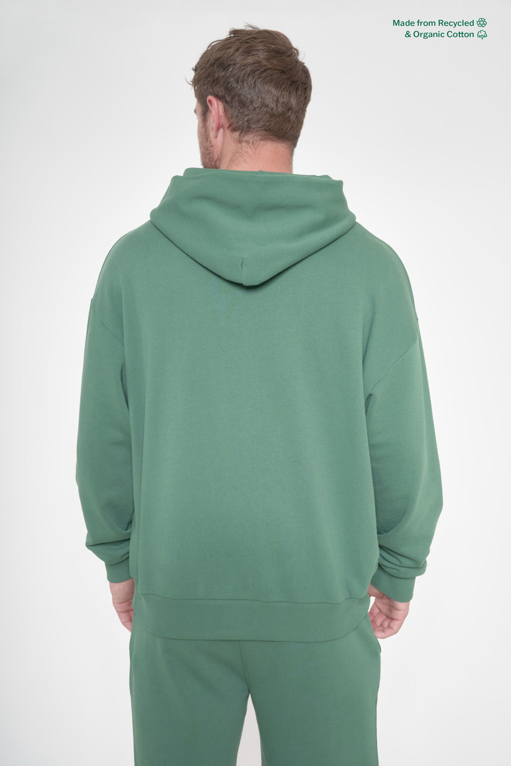 Foofy Long Sleeve Hoodie-Green