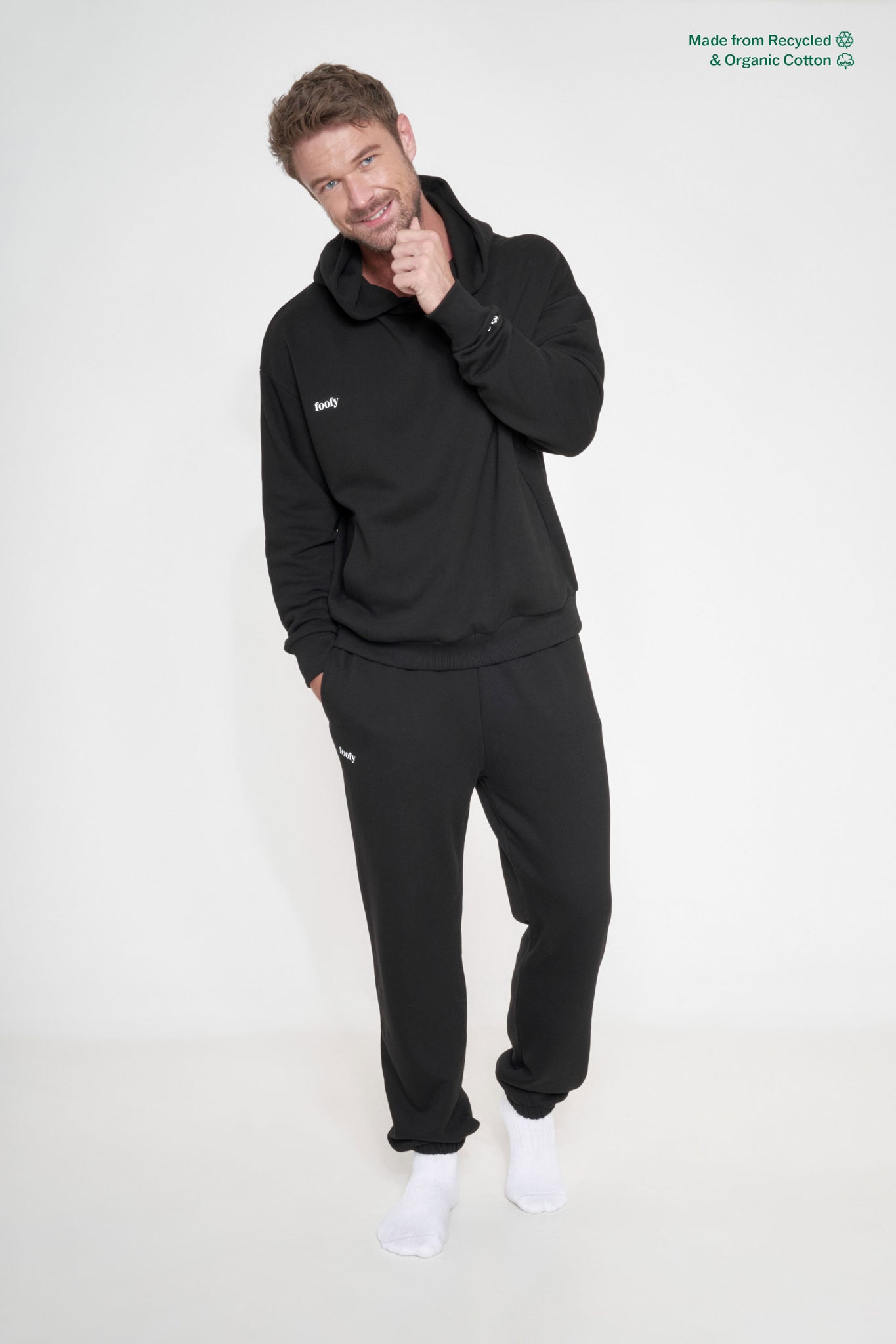 Foofy Black Hoodie 