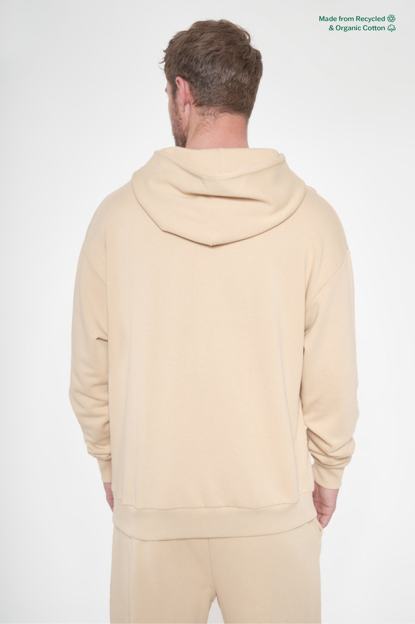 Foofy Long Sleeve Hoodie-Champagne